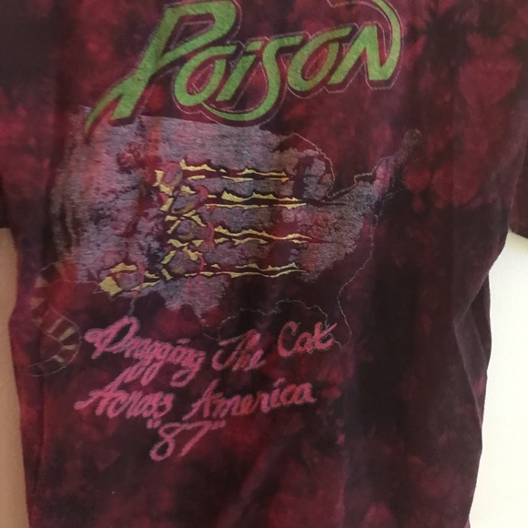 VINTAGE STYLE POISON SKULL T SHIRT Medium - Picture 5 of 7